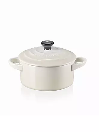 LE CREUSET | Mini-Cocotte "Poterie" 10cm (schwarz) 0,2L | creme